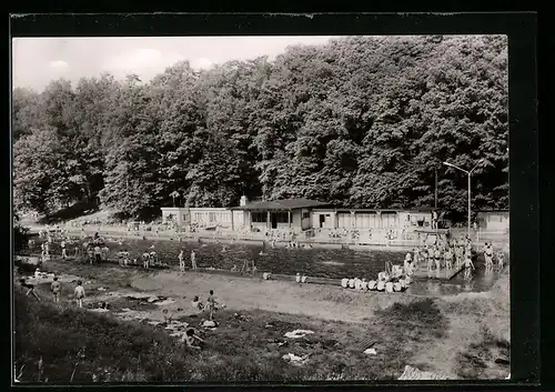 AK Rosswein /Sa., Freibad Wolfsthal