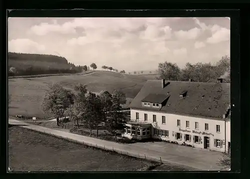 AK Windegg über Engen, Gasthaus Windegg K. Hug aus der Vogelschau