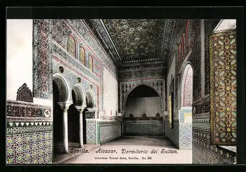 AK Sevilla, Alcazar, Dormitorio del Sultan