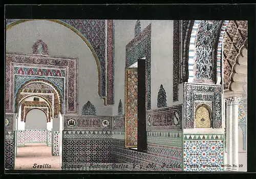 AK Sevilla, Alcazar, Salones Calos V y Ma Padilla