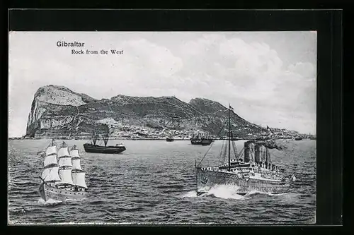 AK Gibraltar, Rock from the West