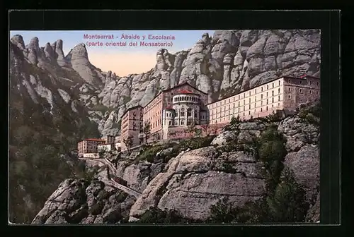 AK Montserrat, Abside y Escolania (parte oriental del Monasterio)