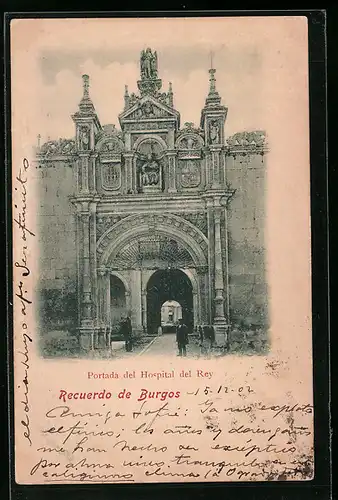 AK Burgos, Portada del Hospital del Rey