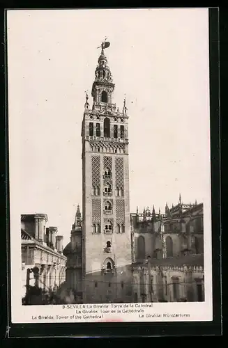 AK Sevilla, La Giralda, Torre de la Catedral