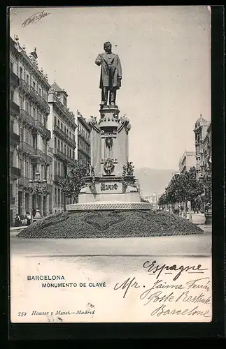 AK Barcelona, Monumento de Clavé