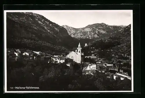 AK Valldemosa /Mallorca, Ortsansicht mit Umgebung