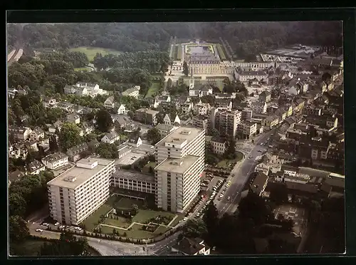 AK Brühl, Ortsansicht aus der Vogelschau
