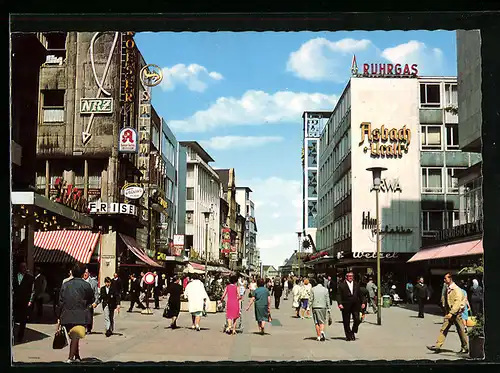 AK Essen, Fussgängerzone Kettwiger Strasse