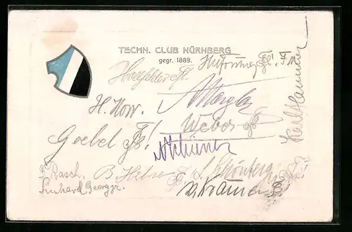 AK Nürnberg, Studentenwappen Techn. Club