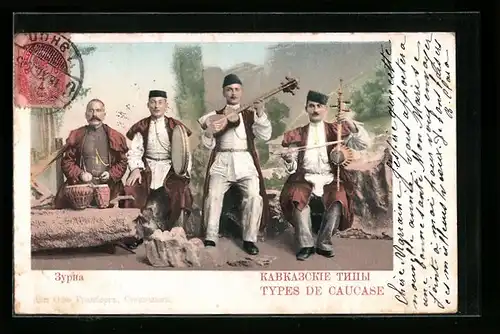 AK Sazandares, Types de Caucase, russische Musikanten