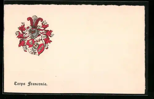 AK Corps Franconia, Studentenwappen