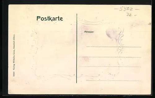 Passepartout-AK Gemünd /Eifel, Urfttalsperre mit Kaskadentreppe aus der Vogelschau
