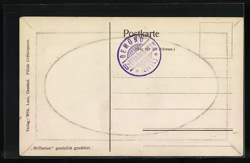 Passepartout-AK Gemünd /Eifel, Urfttalsperre aus der Vogelschau