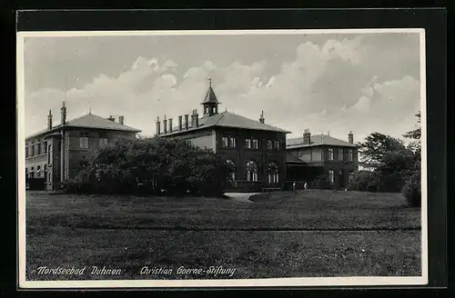 AK Duhnen /Nordsee, Gebäude der Christian Goerne-Stiftung