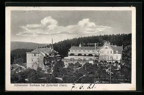 AK Zellerfeld /Harz, Johanneser Kurhaus