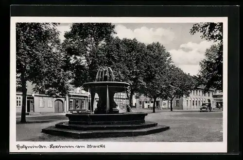 AK Holzminden, Brunnen am Markt
