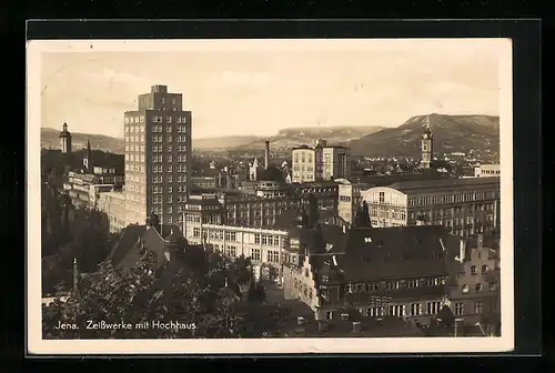 AK Jena, Zeisswerke mit Hochhaus