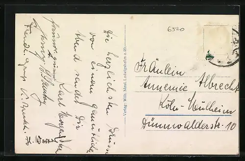 AK Worms a. Rh., Bismarckanlagen