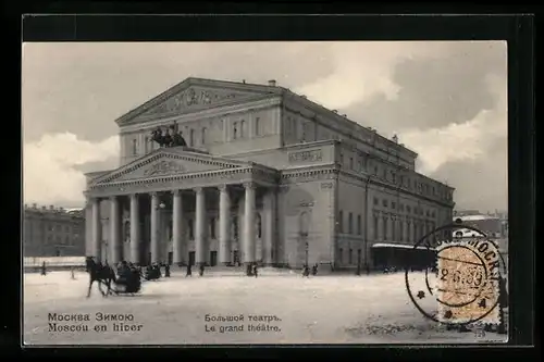 AK Moscou, Le grand théâtre en hiver