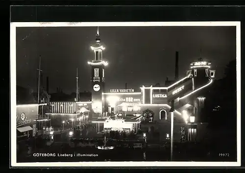 AK Göteburg, Liseberg i illumination