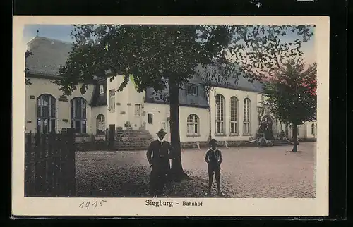 AK Siegburg, Bahnhofsgebäude
