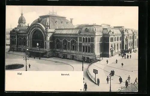 AK Kiel, Blick auf den Bahnhof