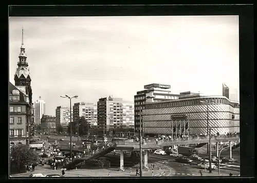 AK Leipzig, Warenhaus Konsument am Brühl