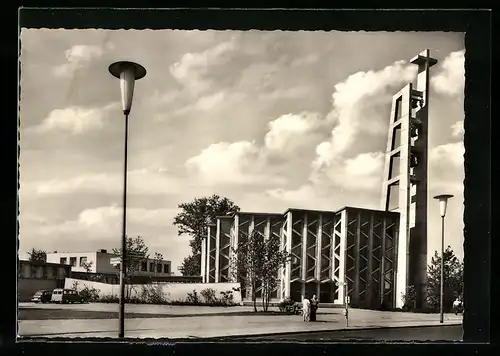 AK Berlin, Kath. Kirche St. Ansgar im Hansaviertel