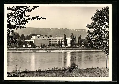 AK Bonn, Das Bundeshaus vom Rhein gesehen