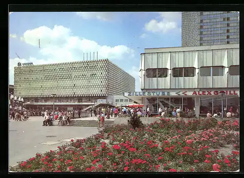 AK Berlin, Alexanderplatz mit Zille Stube und Kaufhaus Centrum