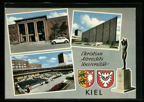 AK Kiel, Christian Albrechts-Universität, Wasserbassin, Ortspartie