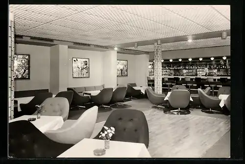 AK Gernrode / Harz, FDGB-Erholungsheim Fritz Heckert, Tanzbar