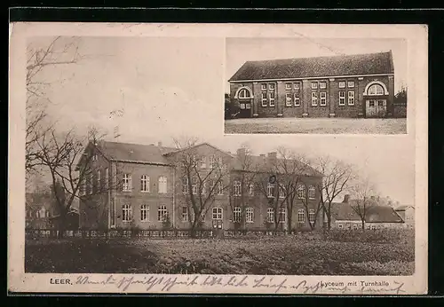 AK Leer /Ostfriesland, Lyceum mit Turnhalle