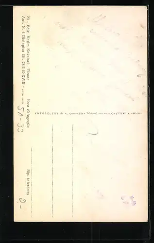 AK Mädchen in albanischer Volkstracht