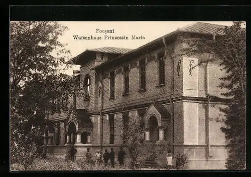 AK Focsani, Ansicht vom Waisenhaus Prinzessin Maria
