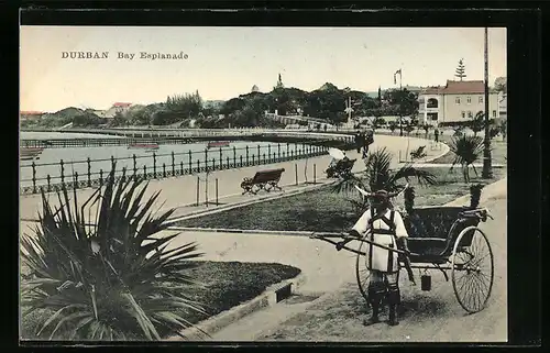 AK Durban, Bay Esplanade, Rikscha