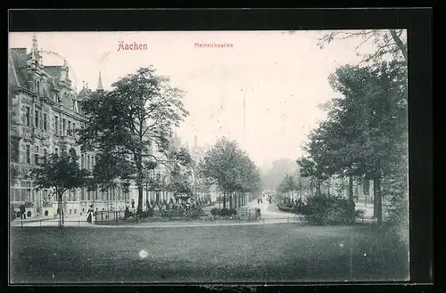 AK Aachen, Blick in die Heinrichsallee