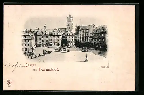 AK Darmstadt, Marktplatz
