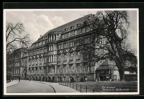 AK Darmstadt, Technische Hochschule mit Einfahrt