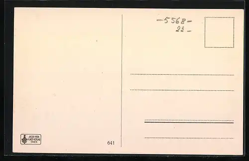 AK Daun, Gemündener Maar mit Stadt vom Dronkedenkmal gesehen