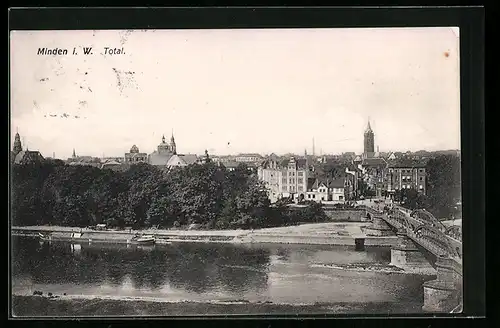 AK Minden i. W., Totalansicht