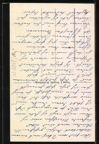 AK Zons a. Rhein, Rheinturm & Rheinstrasse