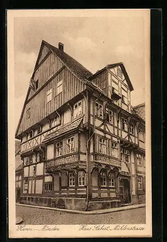 AK Hann.-Münden, Haus Siebert in der Mühlenstrasse