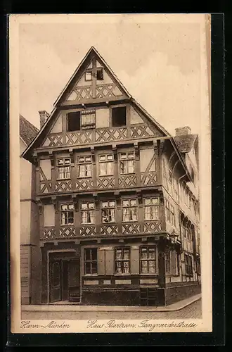 AK Hann.-Münden, Haus Bartram in der Tanzwerderstrasse