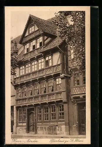 AK Hann.-Münden, Pfarrhaus zu St. Blasii