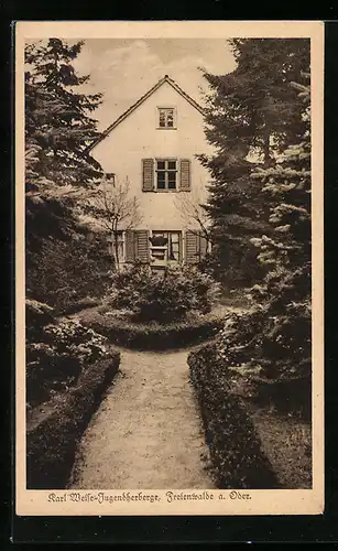 AK Freienwalde / Oder, Jugendherberge Karl Weise