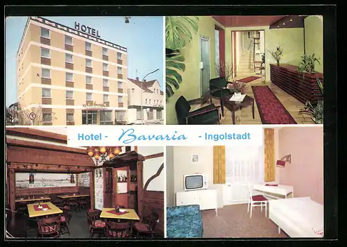 AK Ingolstadt, Gesamtansicht des Hotel Bavaria