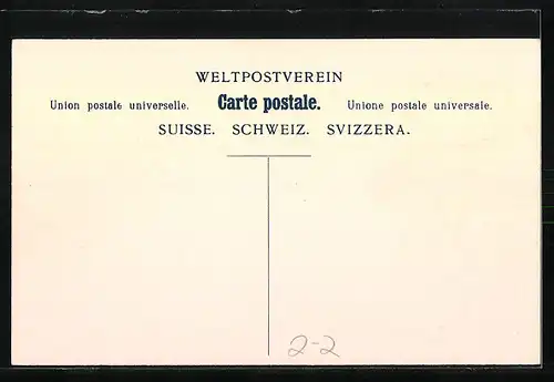 AK Briefmarken der Schweiz, Wappen und Ehrenkranz