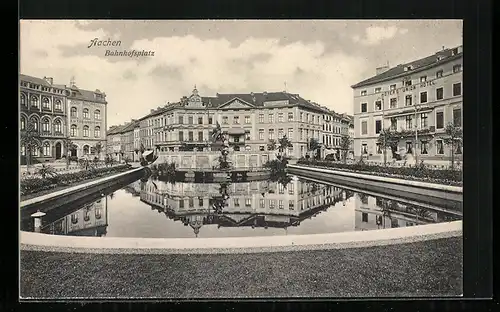 AK Aachen, Bahnhofsplatz