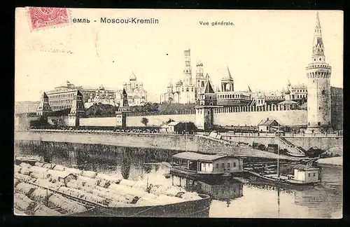 AK Moscou, Kremlin, Vue generale